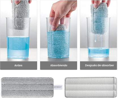 Paños de microfibra absorbentes y reutilizables